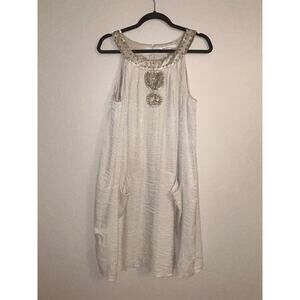 Laundry by design Beaded Embellished Holiday Event Party Cocktail Wedding Dress